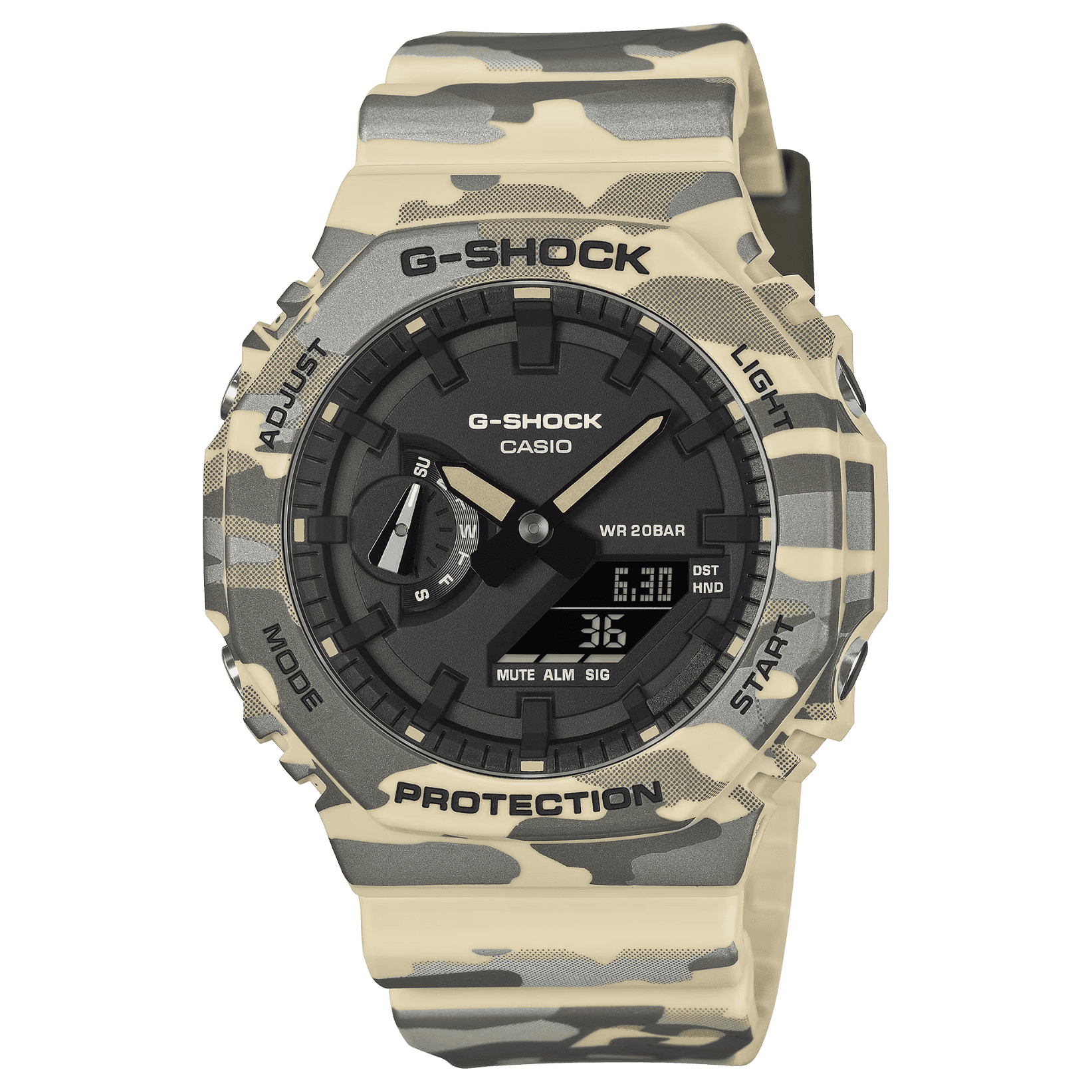 casio g-shock camouflage GA-2100CM-5AER